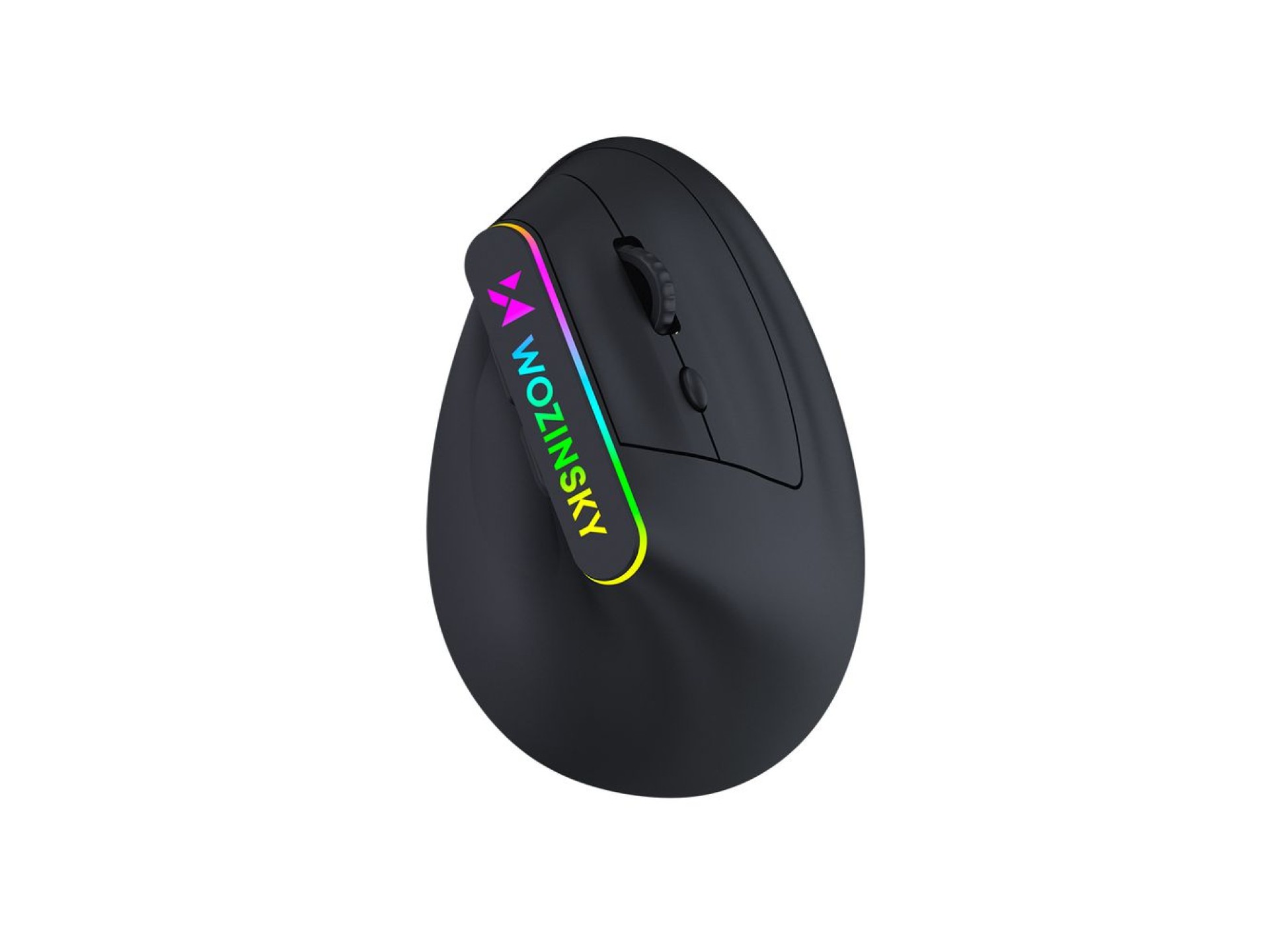 Wozinsky WMG-1164 Wireless Vertical Ergonomic Gaming Mouse 3600 DPI with RGB Backlight - Black