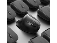 Mouse vertical ergonômico sem fio Wozinsky WWM-1076, 3600 DPI - Preto Mouse vertical ergonômico sem fio Wozinsky WWM-1076, 3600 DPI - Preto