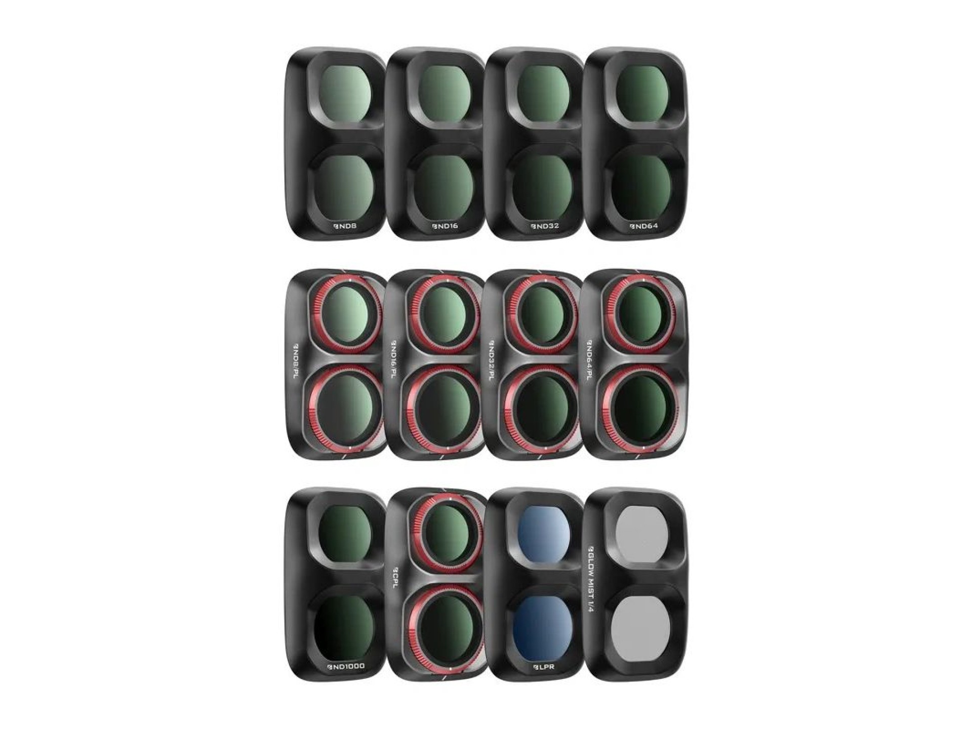 Conjunto de filtros Freewell para Osmo Pocket 4P, conjunto de 12 peças