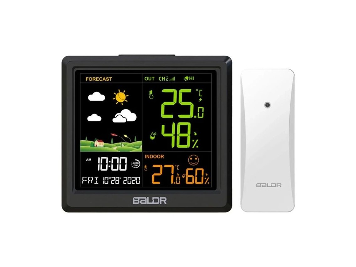 BALDRTHERM B0389WST2H2-V1 Weather Station with Outdoor Sensor