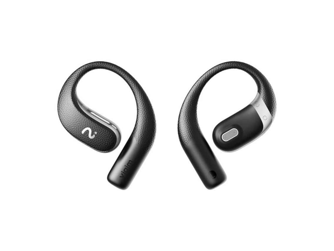 VIAIM Open Note AI Earbuds with Voice Recorder (Black)