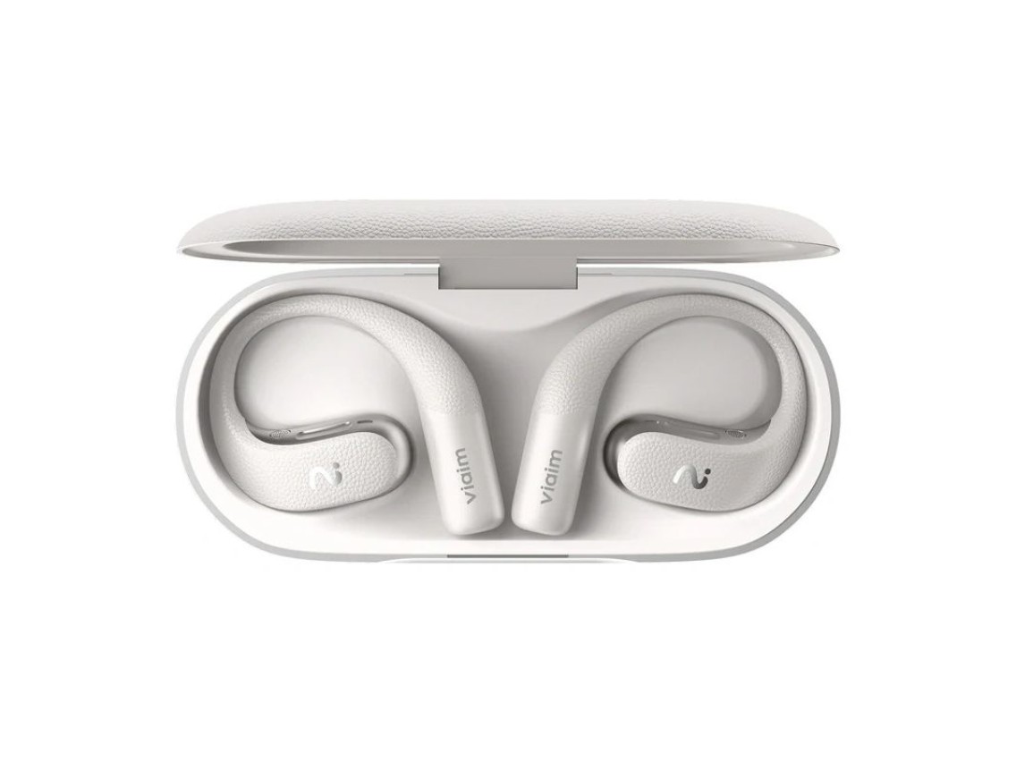 VIAIM Open Note AI Earbuds with Voice Recorder (Gray)