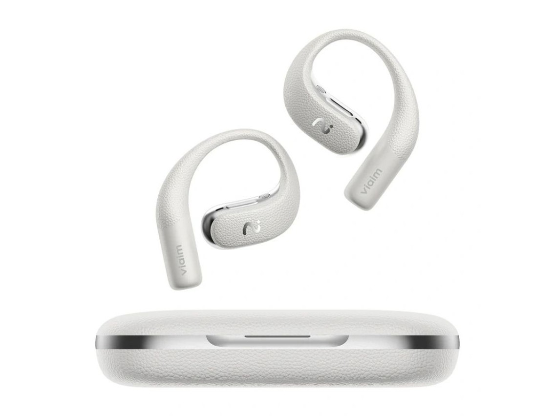 VIAIM Open Note AI Earbuds with Voice Recorder (Gray)