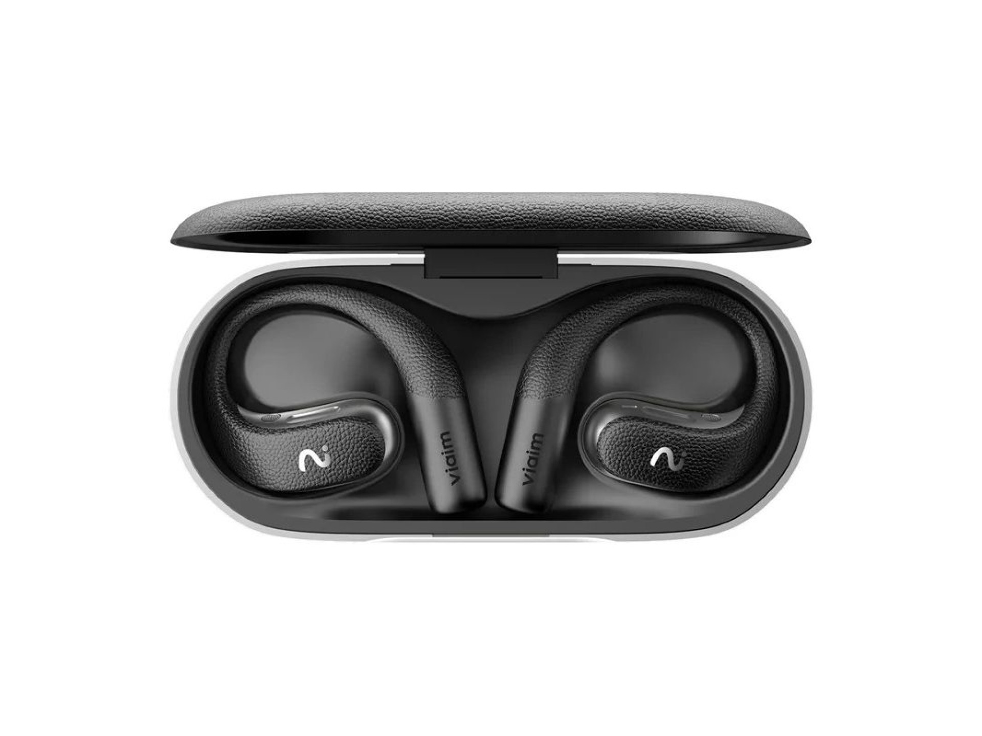 VIAIM Open Note AI Earbuds with Voice Recorder (Black)