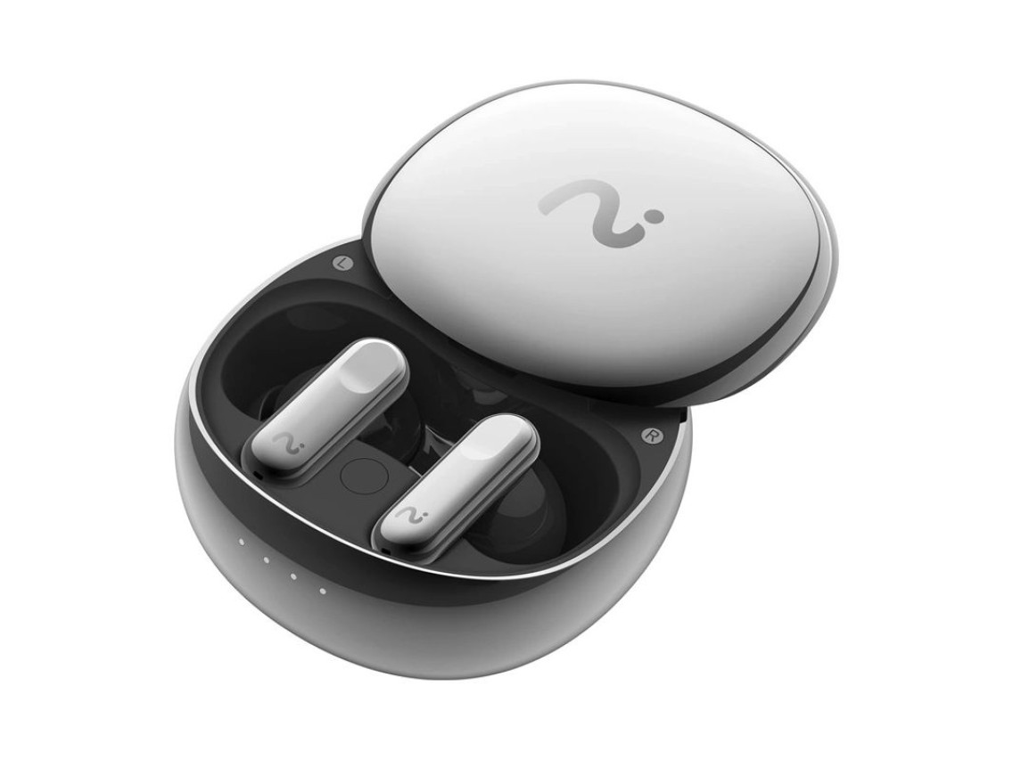 VIAIM Nano+ AI Earbuds with Voice Recorder (Silver)