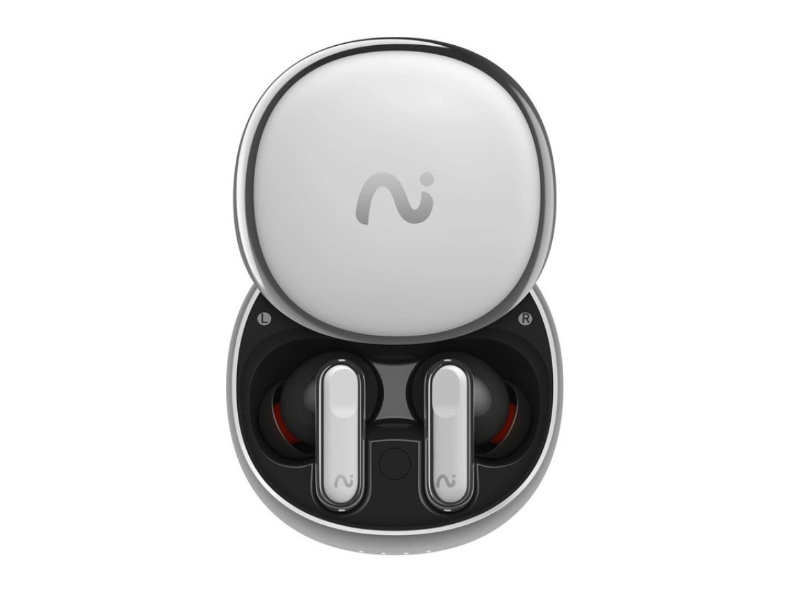 VIAIM Nano+ AI Earbuds with Voice Recorder (Silver)