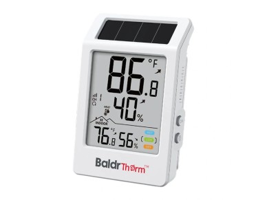BALDRTHERM B0707 Solar-Powered Thermo-Hygrometer