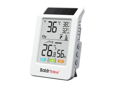 Termohigr�metro Wi-Fi con energ�a solar BALDRTHERM HCS596WB
