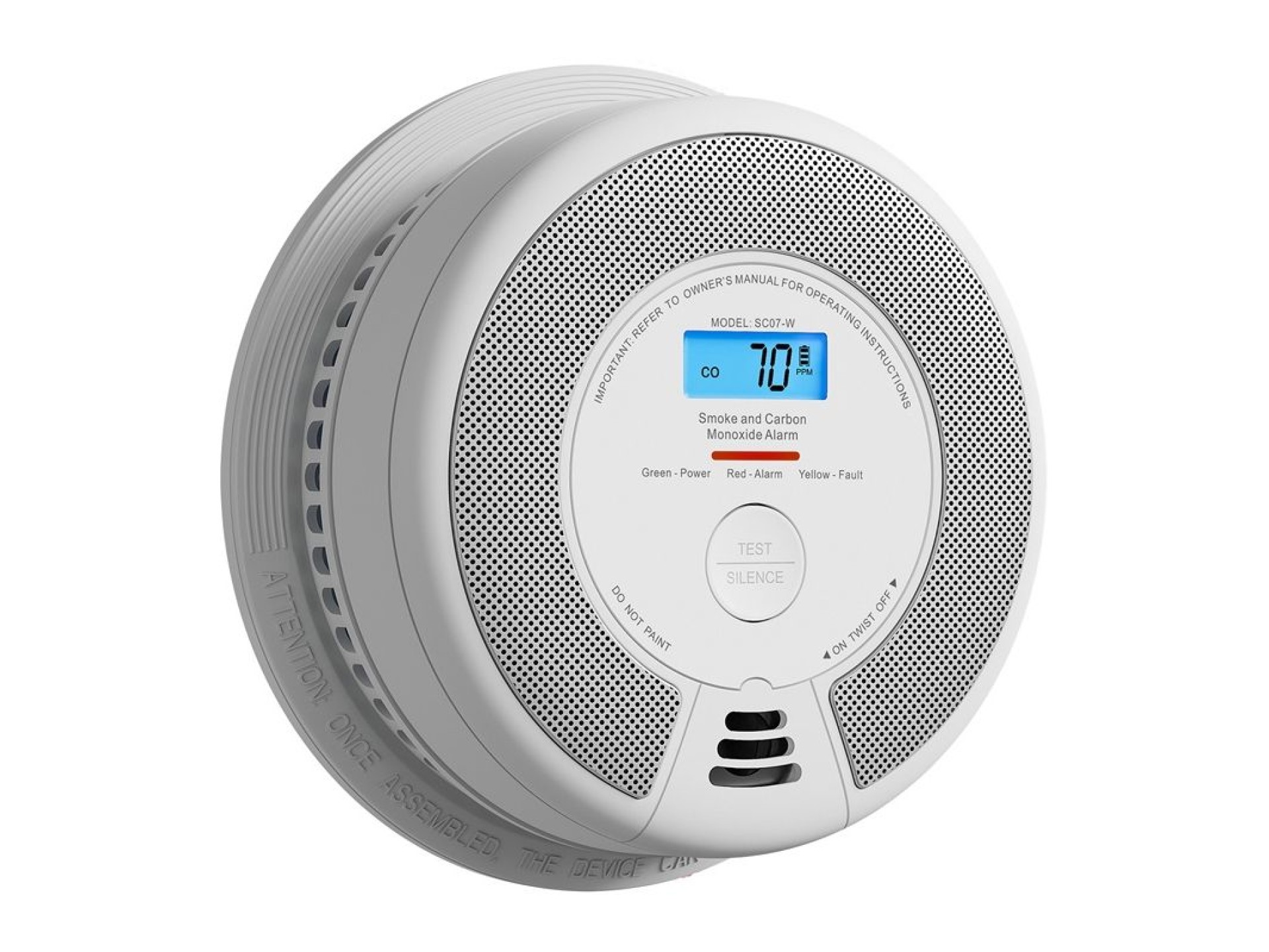 Detector de fumaça e alarme X-SENSE SC07-W