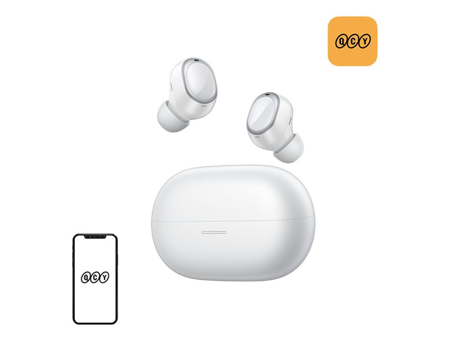Auriculares inalámbricos QCY Melobuds A30 (blancos)