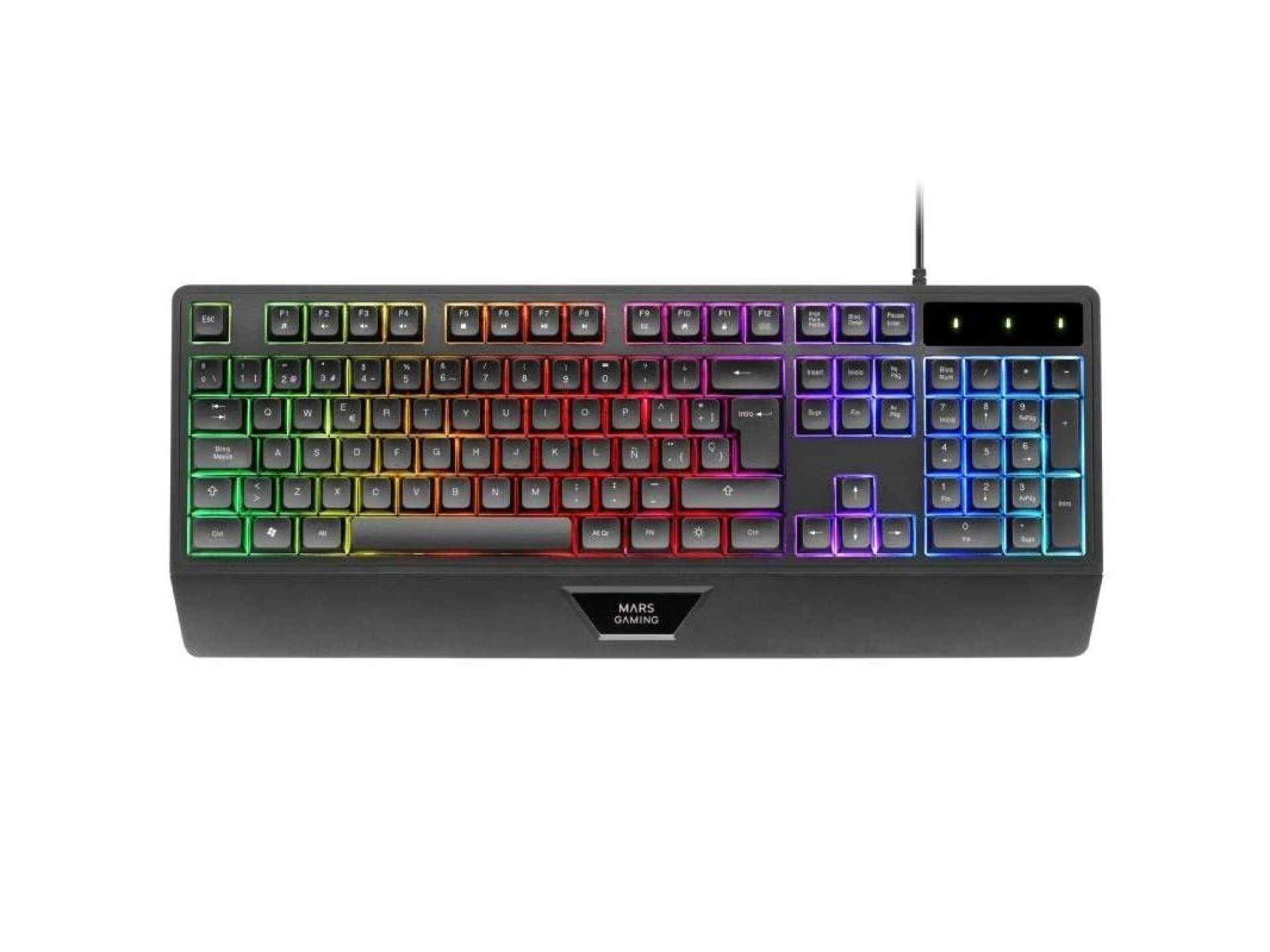Teclado Gaming SemiMecánico Mars Gaming MK124