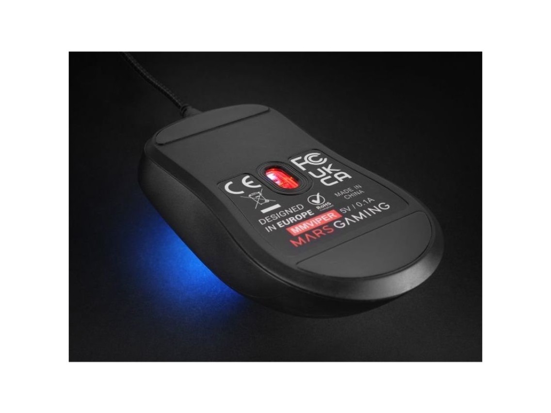 Ratón Gaming Mars Gaming MM-Viper/ Hasta 12800 DPI