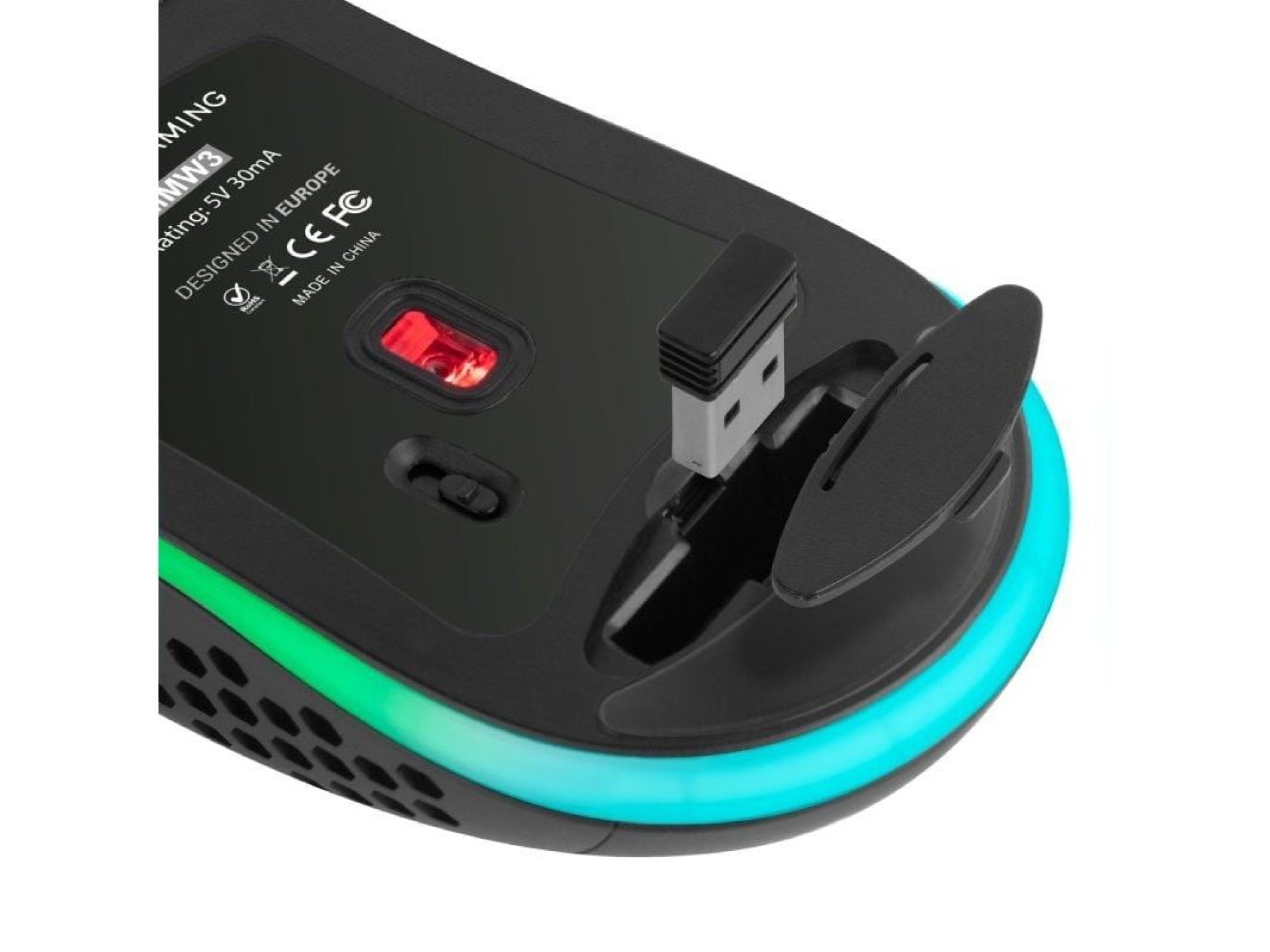 Mars Gaming MMW3 Wireless Gaming Mouse / Rechargeable Battery / Up to 3200 DPI
