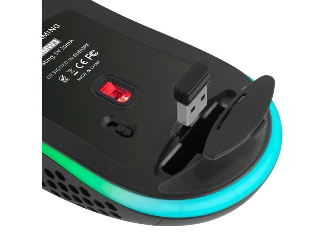 Mars Gaming MMW3 Wireless Gaming Mouse / Rechargeable Battery / Up to 3200 DPI