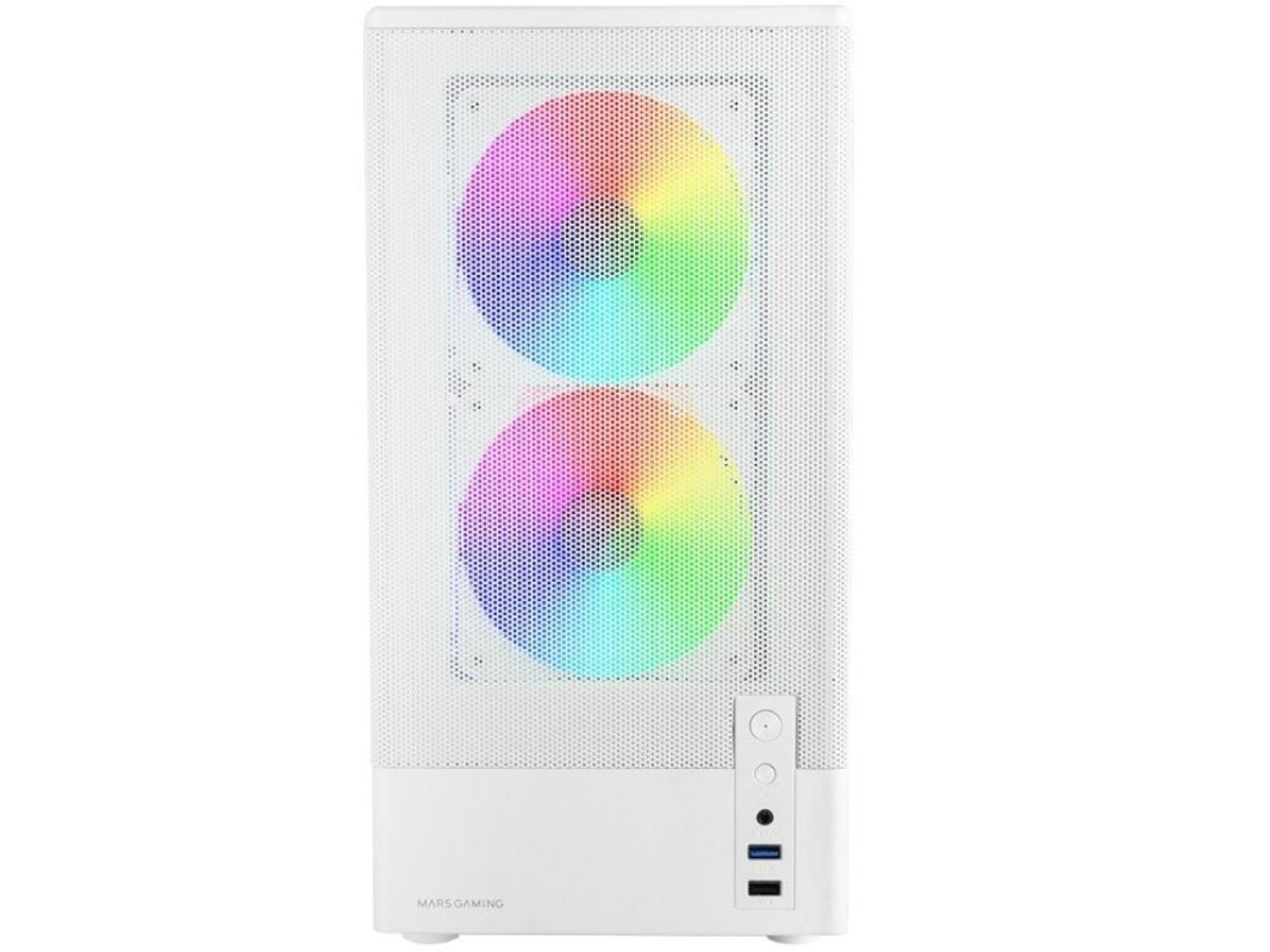 Gabinete para jogos Mars Gaming MC-ONYX/Branco Minitower
