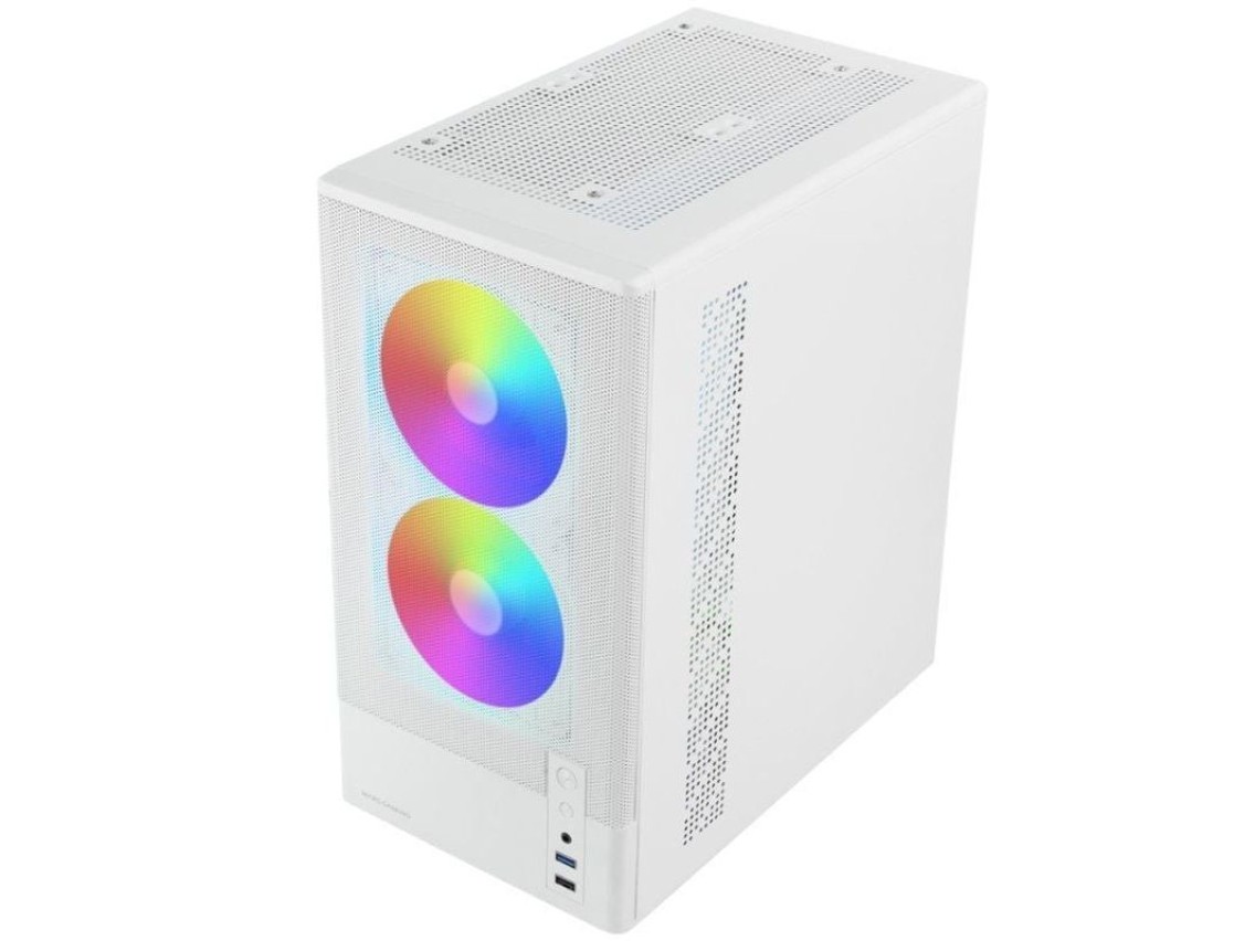 Gabinete para jogos Mars Gaming MC-ONYX/Branco Minitower