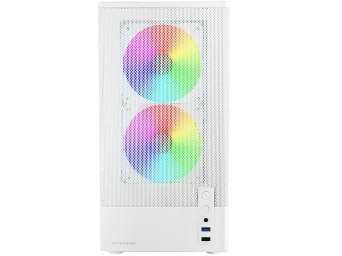 Gabinete para jogos Mars Gaming MC-ONYX/Branco Minitower
