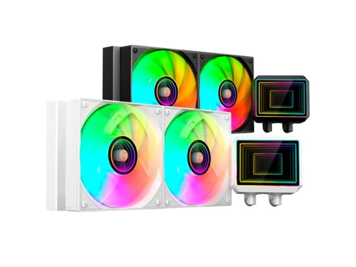 Sistema de Refrigeração Líquida Mars Gaming ML-TWO240 / Branco