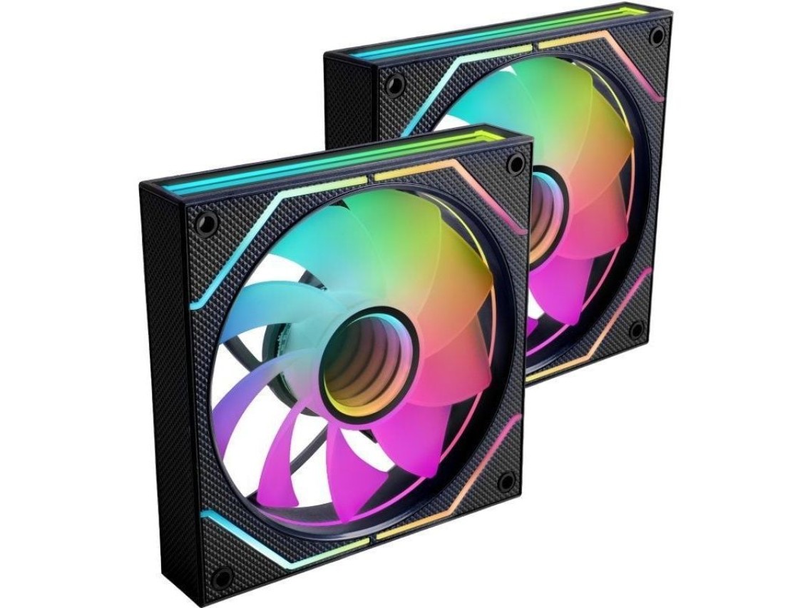 Pack 2 Ventiladores Mars Gaming MF-3DPROX2R/ 12cm/ ARGB