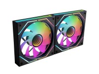 Pack 2 Ventiladores Mars Gaming MF-3DPROX2R/ 12cm/ ARGB