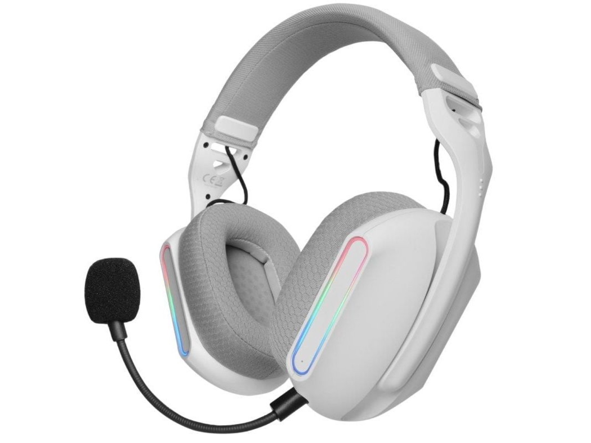 Mars Gaming MHWPRO Wireless Gaming Headset with Microphone / 3.5mm Jack / Bluetooth / White