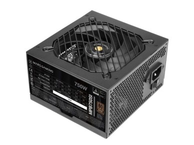 Fuente de Alimentación Mars Gaming MPB750SI/ 750W/ Ventilador 12cm/ 80 Plus Bronze Fuente de Alimentación Mars Gaming MPB750SI/ 750W/ Ventilador 12cm/ 80 Plus Bronze