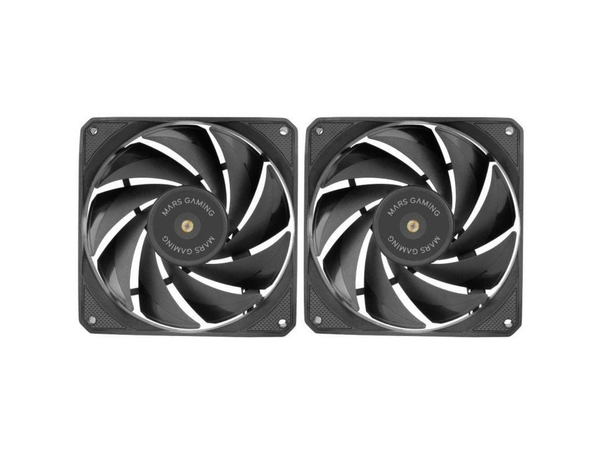 Pack of 2 Mars Gaming MF-NCLX2/ 12cm Fans