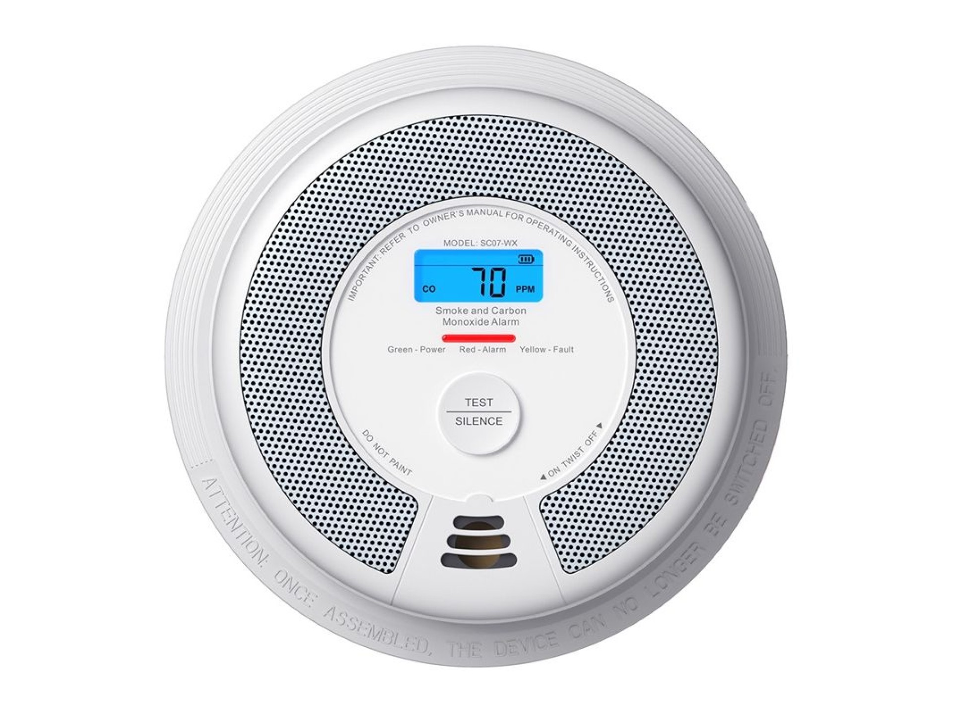 Alarma inteligente de humo y gas con Wi-Fi X-SENSE SC07-WX