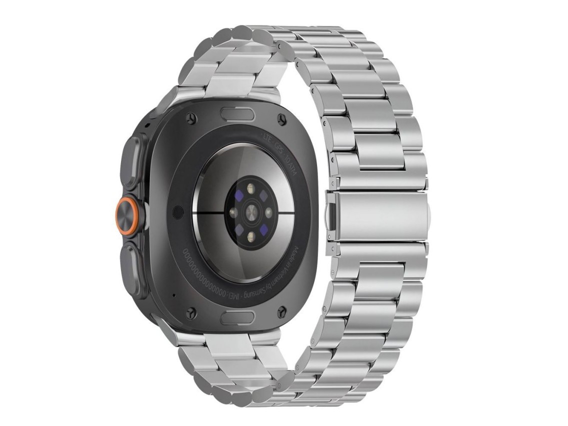 Tech-Protect Stainless Steel Bracelet for Samsung Galaxy Watch Ultra 47mm - Silver