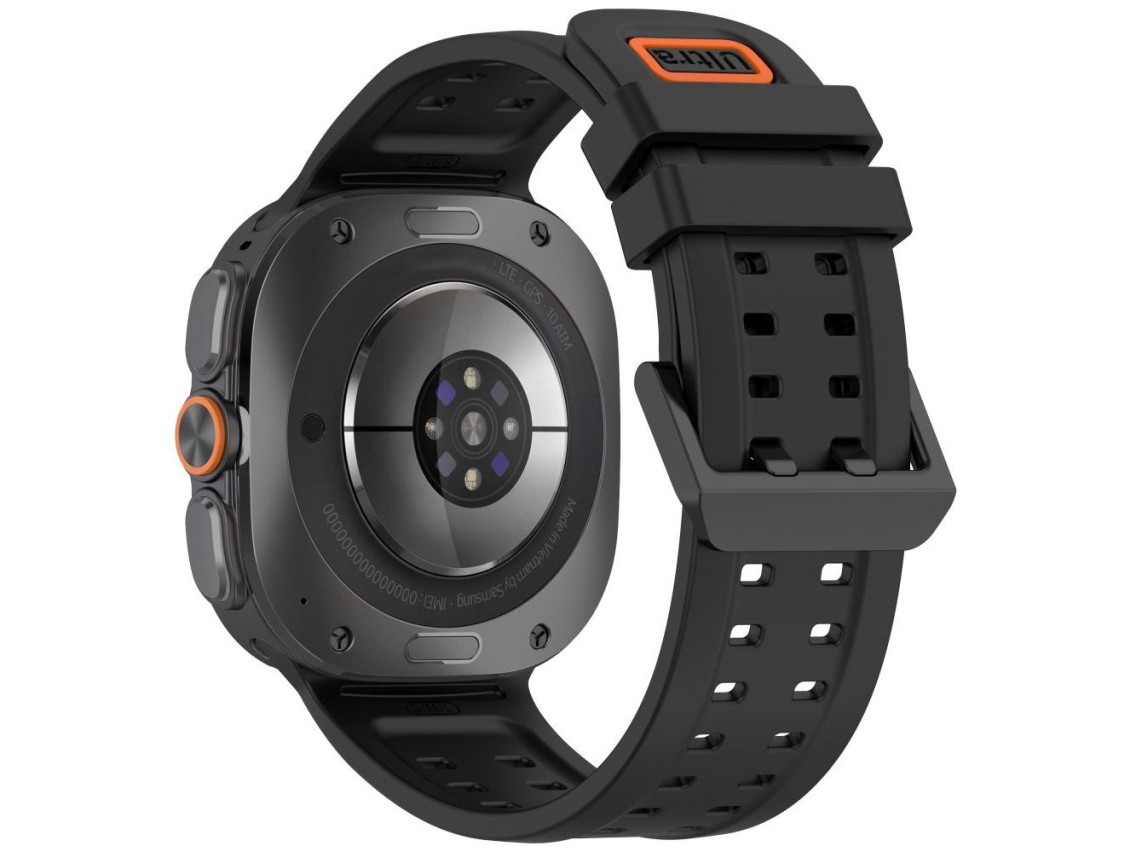 Tech-Protect Silicone Air Strap for Samsung Galaxy Watch Ultra 47mm - Black