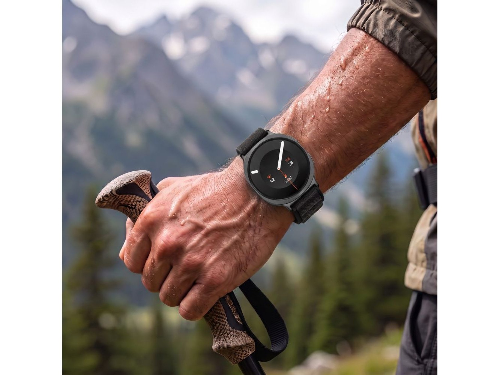 Tech-Protect Nylon Pro Strap for Samsung Galaxy Watch 40/44/46 mm - Black