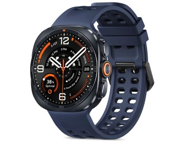 Tech-Protect Silicone Air Strap for Samsung Galaxy Watch Ultra 47mm - Navy Blue