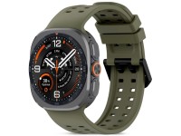 Pulseira de silicone Tech-Protect Air para Samsung Galaxy Watch Ultra 47mm - Verde Oliva Pulseira de silicone Tech-Protect Air para Samsung Galaxy Watch Ultra 47mm - Verde Oliva