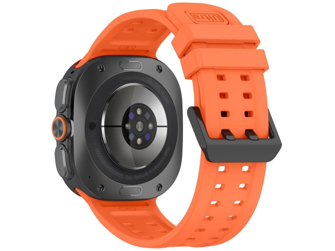 Pulseira de silicone Tech-Protect Air para Samsung Galaxy Watch Ultra 47mm - Laranja