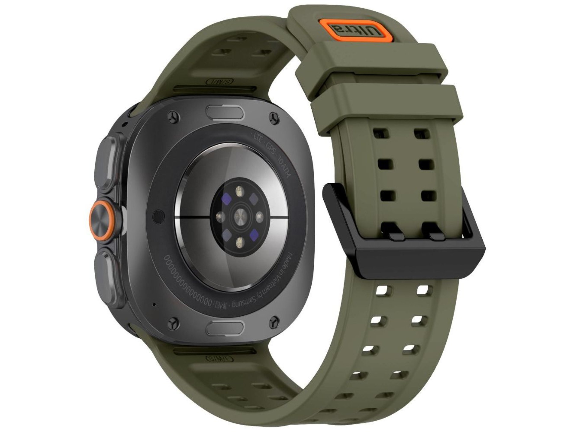 Tech-Protect Silicone Air Strap for Samsung Galaxy Watch Ultra 47mm - Olive