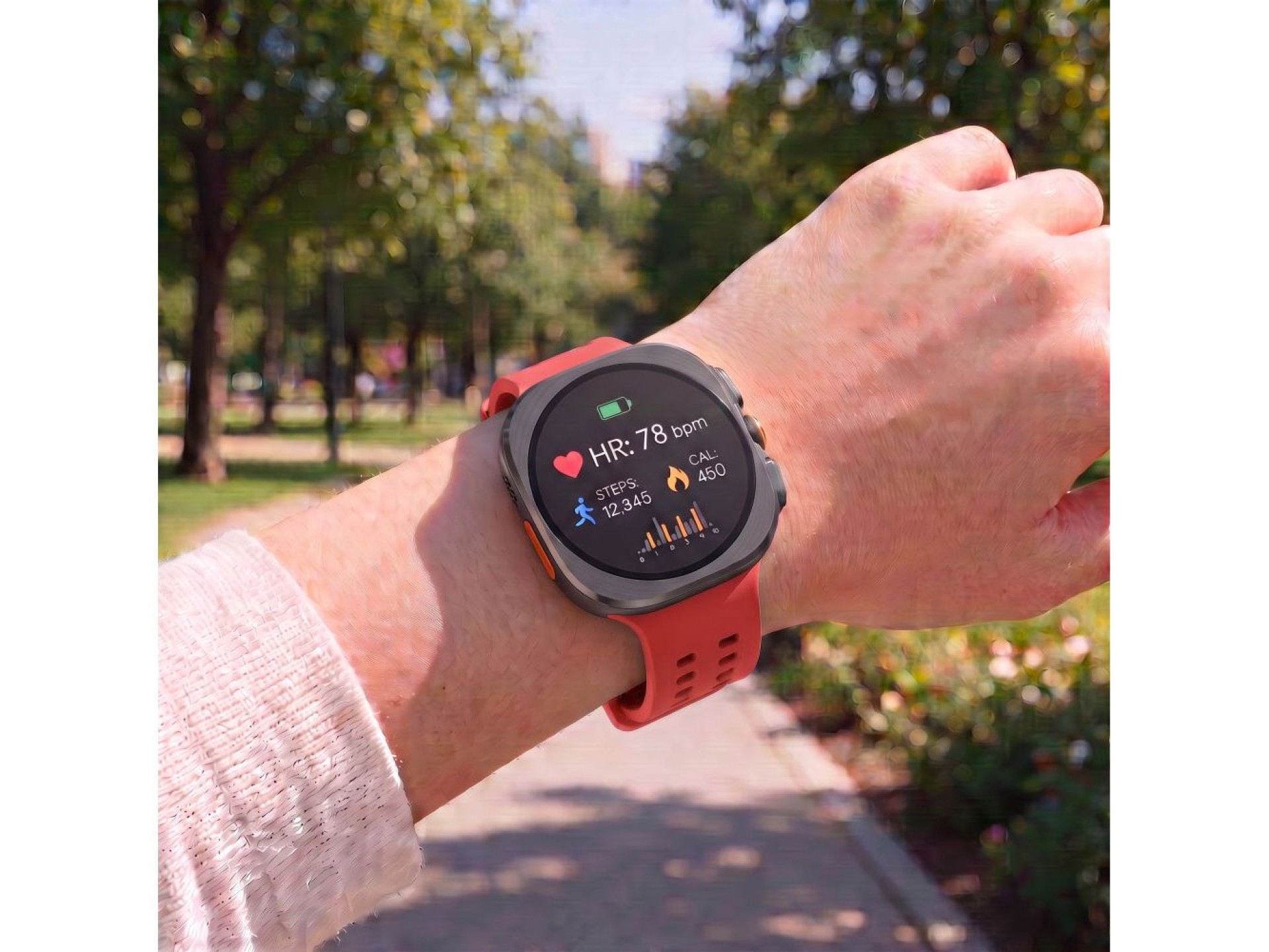 Correa de silicona Tech-Protect Air para Samsung Galaxy Watch Ultra de 47 mm - Roja