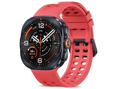 Pulseira de silicone Tech-Protect Air para Samsung Galaxy Watch Ultra 47mm - Vermelha