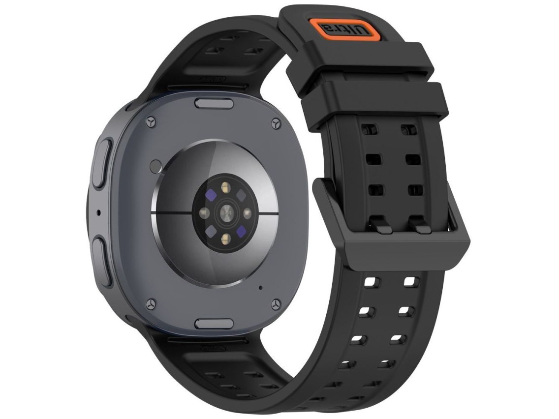 Pulseira de silicone Tech-Protect Air para Samsung Galaxy Watch 40/44/46 mm - Preta