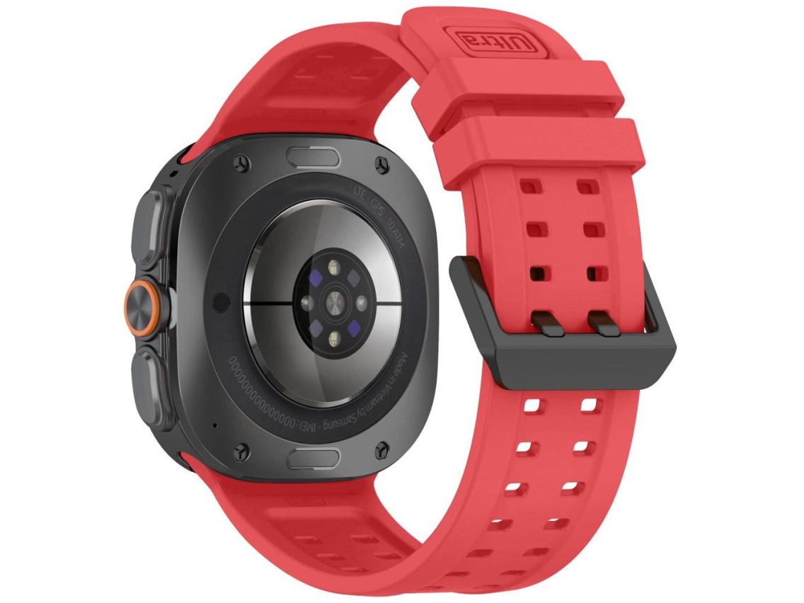 Correa de silicona Tech-Protect Air para Samsung Galaxy Watch Ultra de 47 mm - Roja