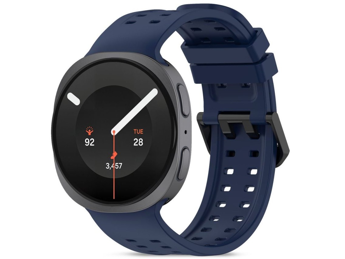 Tech-Protect Silicone Air Strap for Samsung Galaxy Watch 40/44/46 mm - Navy Blue