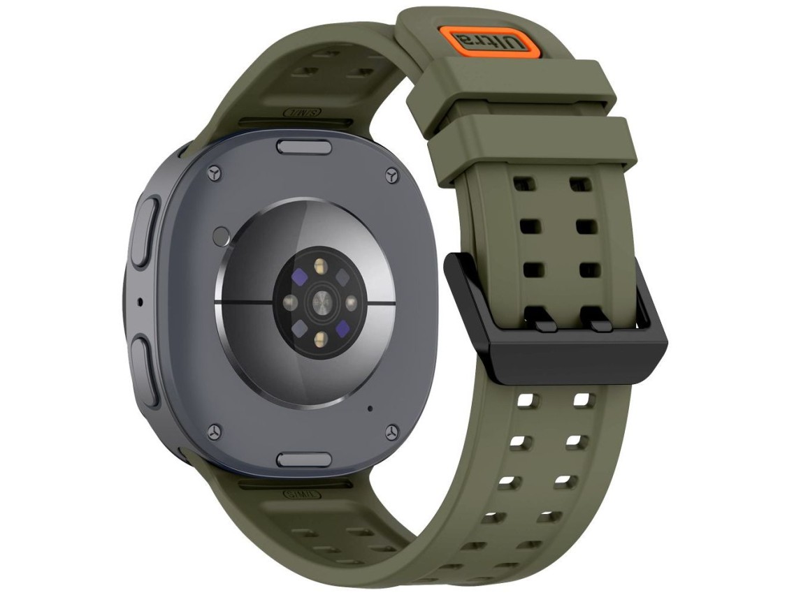 Correa de silicona Tech-Protect Air para Samsung Galaxy Watch 40/44/46 mm - Verde oliva