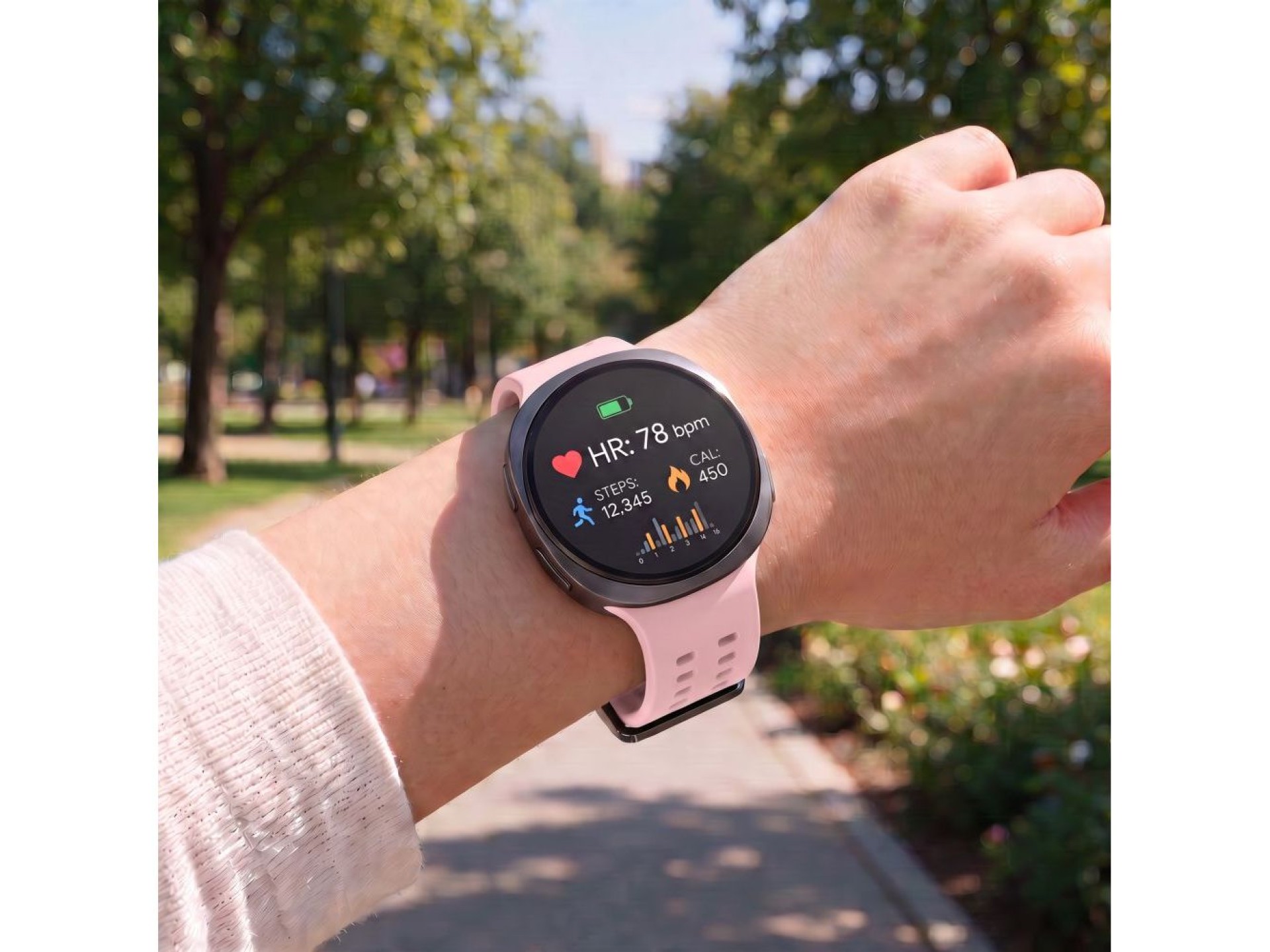 Correa de silicona Tech-Protect Air para Samsung Galaxy Watch 40/44/46 mm - Rosa