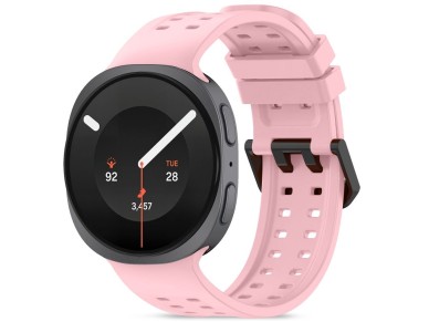 Pulseira de silicone Tech-Protect Air para Samsung Galaxy Watch 40/44/46 mm - Rosa