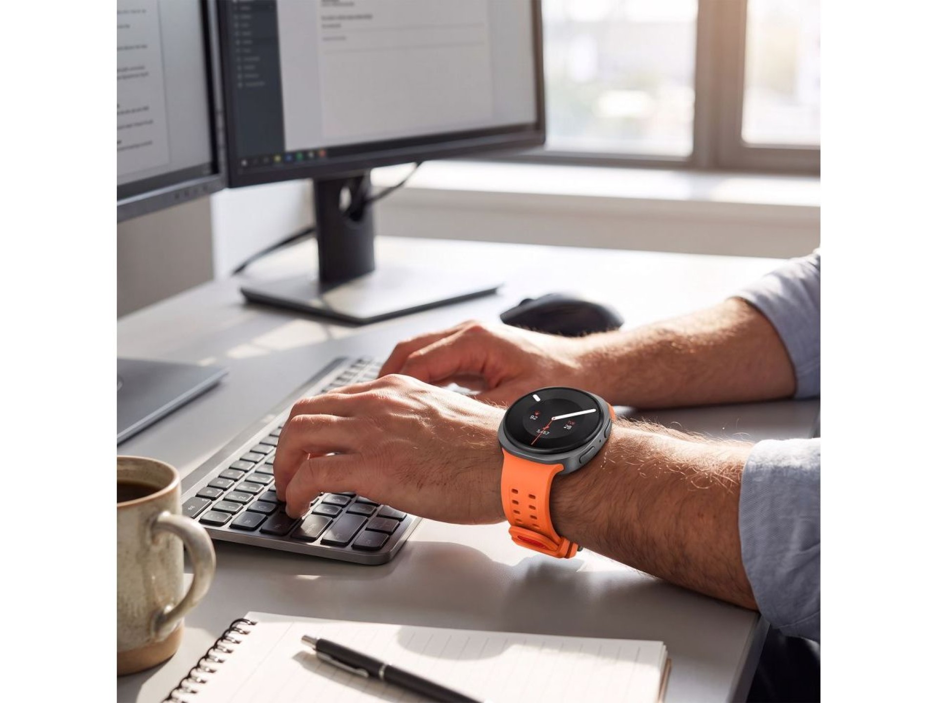 Tech-Protect Silicone Air Strap for Samsung Galaxy Watch 40/44/46 mm - Orange
