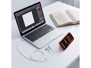 Tech-Protect Ultraboost Core G4 Mini Jack Wired Headphones - White Tech-Protect Ultraboost Core G4 Mini Jack Wired Headphones - White