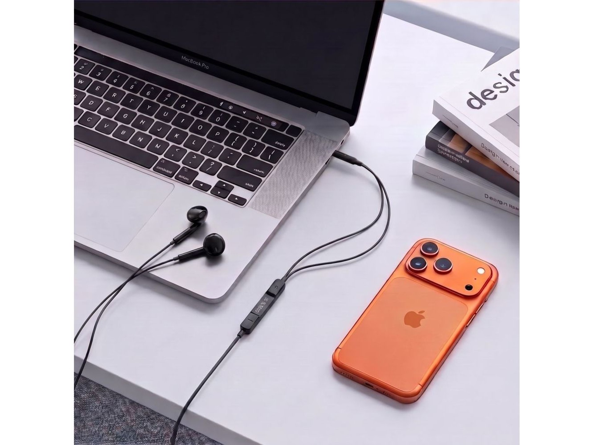 Auriculares con cable Tech-Protect Ultraboost Core G4 con conector mini - Negro