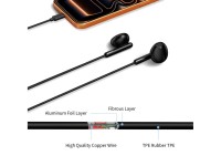Auriculares con cable Tech-Protect Ultraboost Core G4 con conector mini - Negro