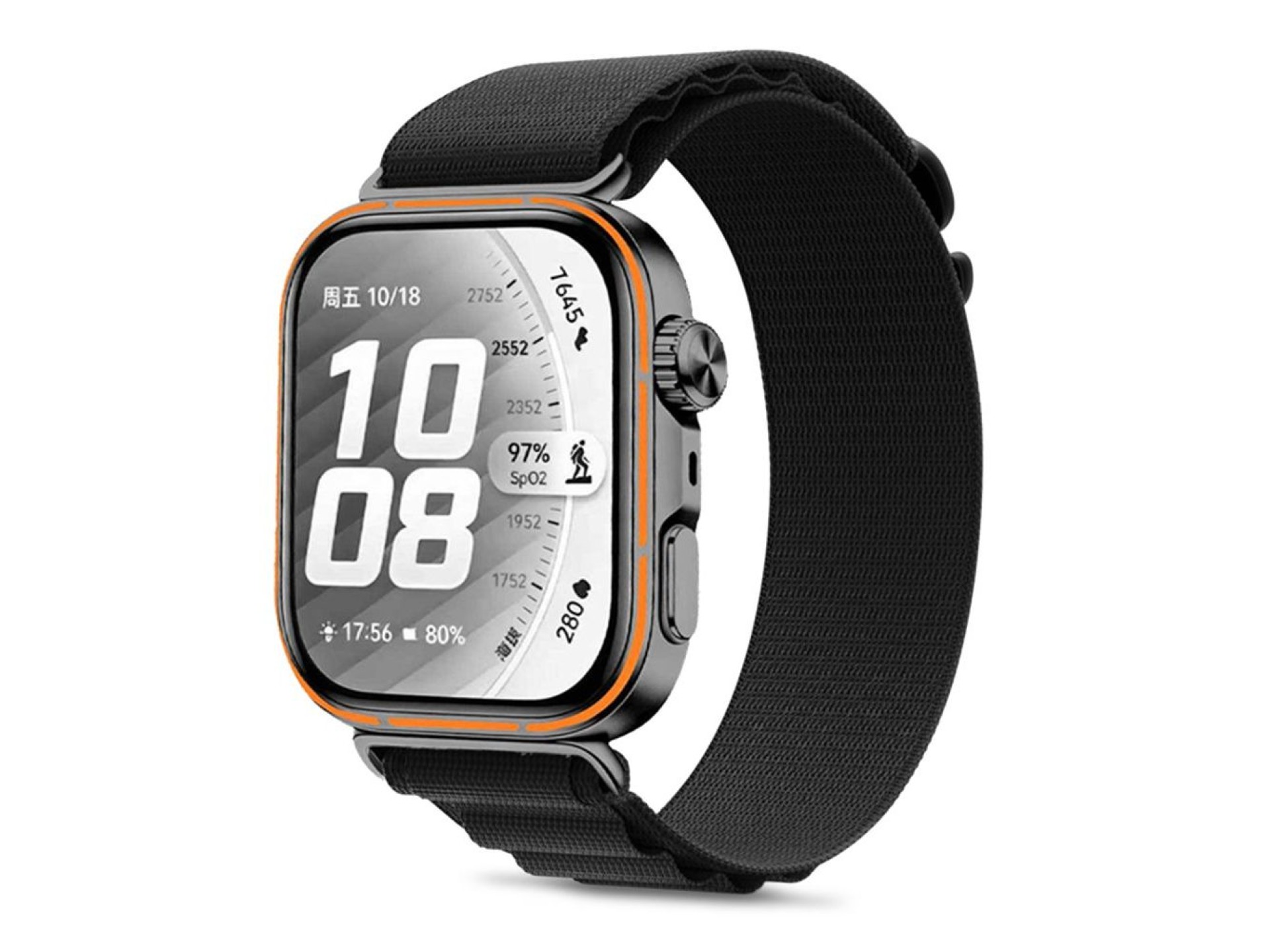 Correa Tech-Protect Nylon Pro para Huawei Watch Fit 3 / 4 / 4 Pro / 5 / 5 Pro - Negra