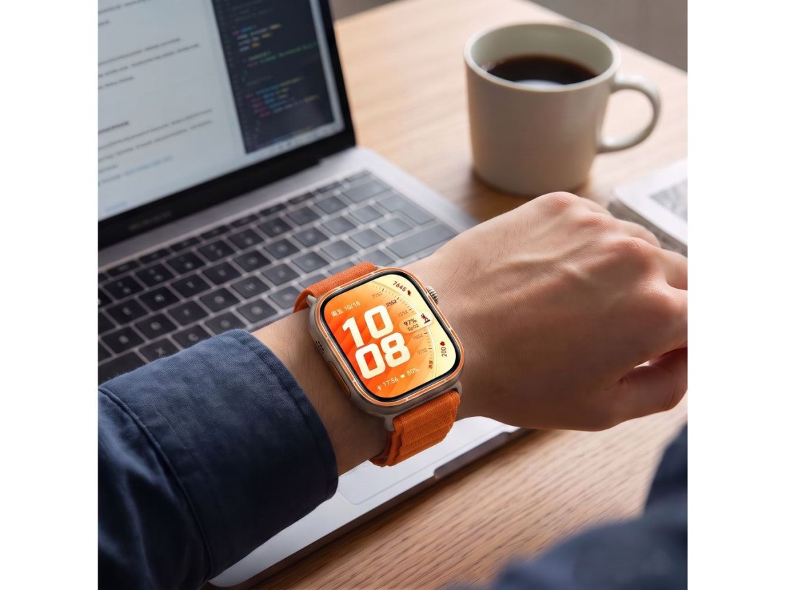 Pulseira Tech-Protect Nylon Pro para Huawei Watch Fit 3/4/4 Pro/5/5 Pro - Laranja