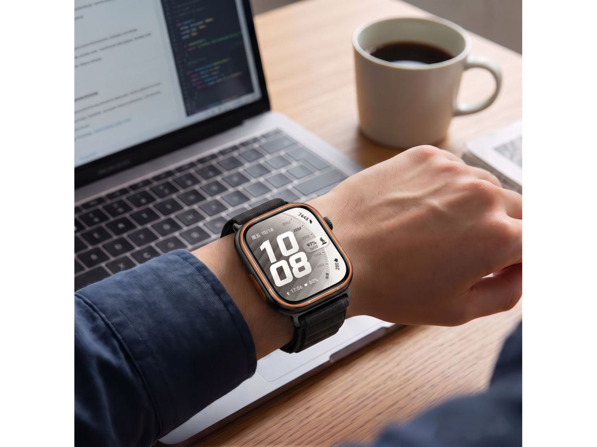 Correa Tech-Protect Nylon Pro para Huawei Watch Fit 3 / 4 / 4 Pro / 5 / 5 Pro - Negra